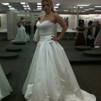 David's Bridal - Trying on - Bridal Near Me - Dedham, Massachusetts