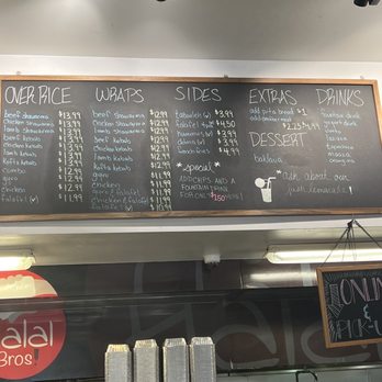 Halal Bros - Menu - Mediterranean Near Me - Austin, Texas