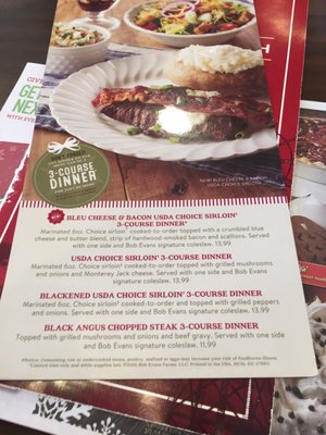Menu photo 2 Bob Evans Amherst, OH Menu photo 2 Bob Evans Amherst, OH
