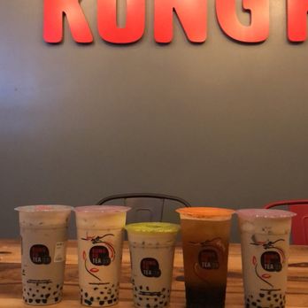 Kung Fu Tea - 3 taro milk teas, 1 kung fu tea and a honey green tea. MUST TRY THE TARO! - Bubble Tea Near Me - Hillsboro, Oregon Kung Fu Tea - 3 taro milk teas, 1 kung fu tea and a honey green tea. MUST TRY THE TARO! - Bubble Tea Near Me - Hillsboro, Oregon
