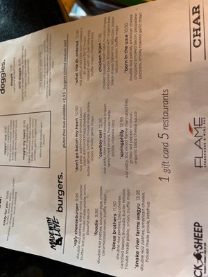 Menu photo 5 Black Sheep Springfield, MO