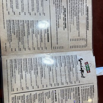 Ojeda's - Menu - Mexican Near Me - Dallas, Texas