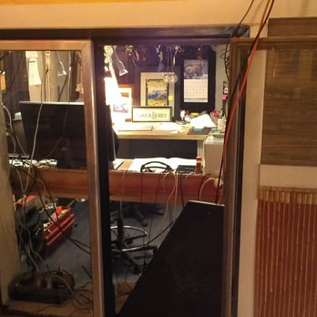 The Station - Radio station studio, inside the old walk-in refrigerator! - Tapas Bars Near Me - Cedarville, California