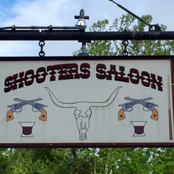 Shooter's Saloon - Don't go past this sign without stopping!