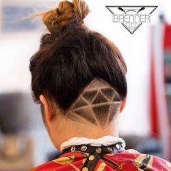 Shadow Cutz - Undercut with a diamond design.