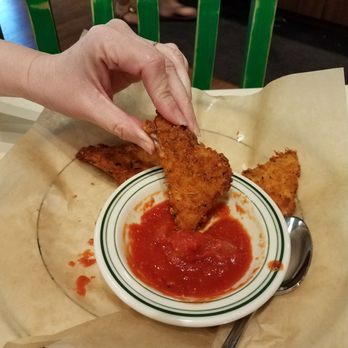 Mandola's Italian Kitchen - Got lucky with free order of Mozzarella Sticks. Hand breaded. Sorry, they were so good that we ate most of them before taking this photo. - Italian Near Me - Cedar Park, Texas Mandola's Italian Kitchen - Got lucky with free order of Mozzarella Sticks. Hand breaded. Sorry, they were so good that we ate most of them before taking this photo. - Italian Near Me - Cedar Park, Texas