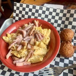 The "Miss Piggy" along with hush puppies The "Miss Piggy" along with hush puppies