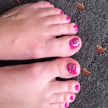 Crystal Nail Salon - Deluxe pedi with 2D nailart - Nail Salons Near Me - Honolulu, Hawaii Crystal Nail Salon - Deluxe pedi with 2D nailart - Nail Salons Near Me - Honolulu, Hawaii