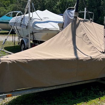 Howell And Sons - Boat cover fully installed - Boat Repair Near Me - Cornelius, North Carolina Howell And Sons - Boat cover fully installed - Boat Repair Near Me - Cornelius, North Carolina
