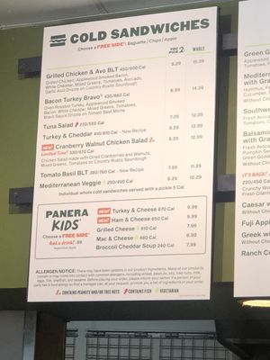 Menu photo 7 Panera Bread Northridge, CA