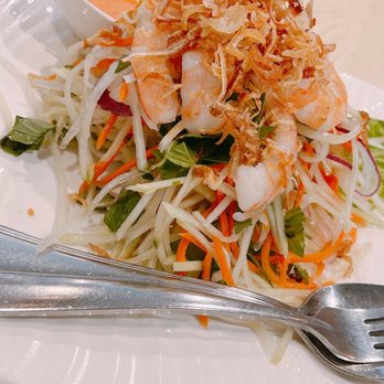 Golden Crab House - ShPapaya Shrimp Papaya Salad - Seafood Near Me - San Francisco, California