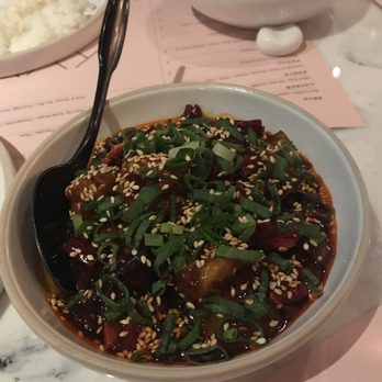 Kym's - Spicy sechuan aubergines - Chinese Near Me - London, XGL