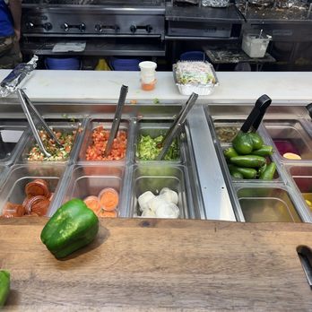 Shawarma & More - Fresh veggies in the kitchen - Mediterranean Near Me - Yonkers, New York