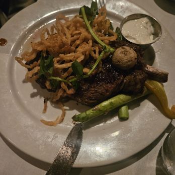 Dal Rae Restaurant - Prime bone in rib eye, medium - Steakhouses Near Me - Pico Rivera, California Dal Rae Restaurant - Prime bone in rib eye, medium - Steakhouses Near Me - Pico Rivera, California