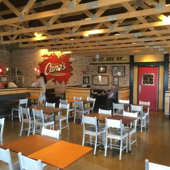 Raising Cane's Chicken Fingers - The spaceous lobby at Raising Cane's Bridgeton - Chicken Shop Near Me - St. Ann, Missouri