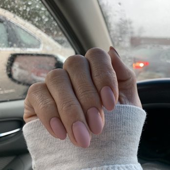 Aurora Nail Lounge - rosegold w. matte top coat - Nail Salons Near Me - Providence, Rhode Island