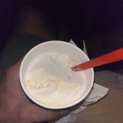 DQ Grill & Chill - What's in this photo is right. a "caramel fudge cheesecake" blizzard.