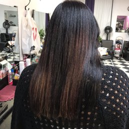 Caramel highlights Caramel highlights
