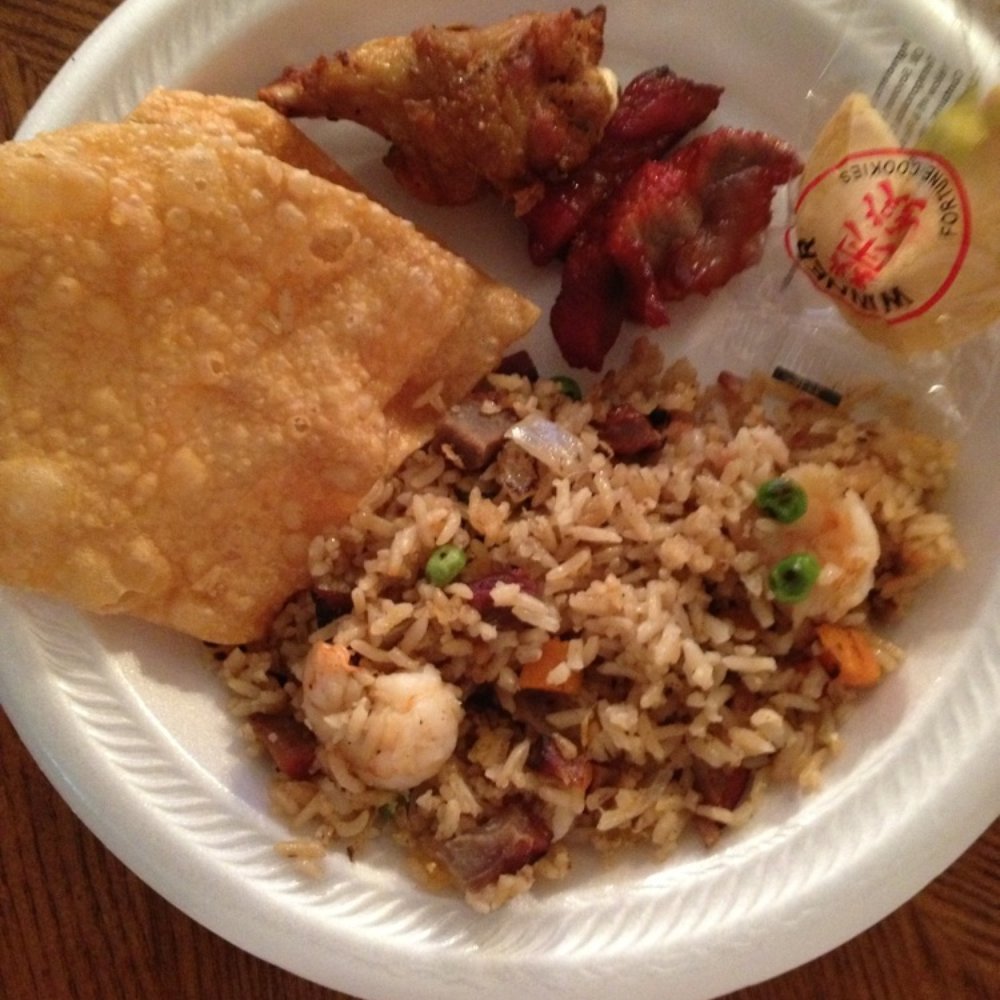 China Wok - House rice, fried wonton, and BBQ pork - Chinese Near Me - Baton Rouge, Louisiana