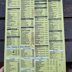Kokonut - Menu