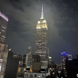 The Empire State Building pic from the Skyroof bar The Empire State Building pic from the Skyroof bar