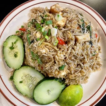 Our Thai House - Green curry fried rice with tofu - Thai Near Me - Coeur D'alene, Idaho Our Thai House - Green curry fried rice with tofu - Thai Near Me - Coeur D'alene, Idaho