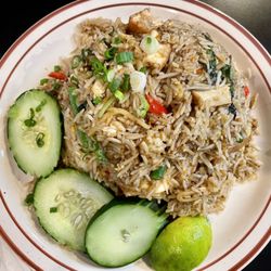 Our Thai House - Green curry fried rice with tofu