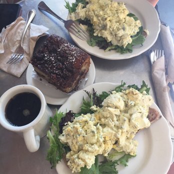Heirloom Bakery - Egg salad sandwich ($8.50) and coffee cake - Bakeries Near Me - South Pasadena, California Heirloom Bakery - Egg salad sandwich ($8.50) and coffee cake - Bakeries Near Me - South Pasadena, California