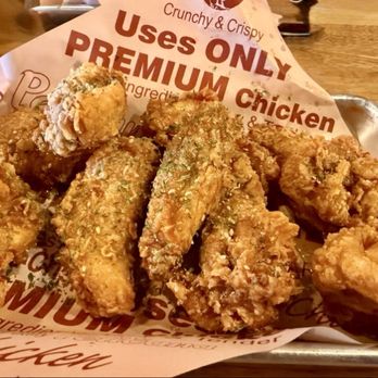 Pelicana Chicken - Crispy Chicken Wings with Honey and Soy - Korean Near Me - San Antonio, Texas Pelicana Chicken - Crispy Chicken Wings with Honey and Soy - Korean Near Me - San Antonio, Texas