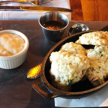 Haywire - Cast Iron Cheddar, Jalapeño & Bacon Biscuits - New American Near Me - Plano, Texas