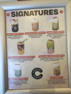 Menu photo 1 Couplet Coffee Los Angeles, CA