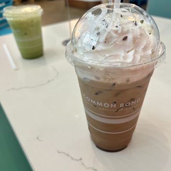 Common Bond Bistro & Bakery - Triple chocolate latte - Cafes Near Me - Houston, Texas