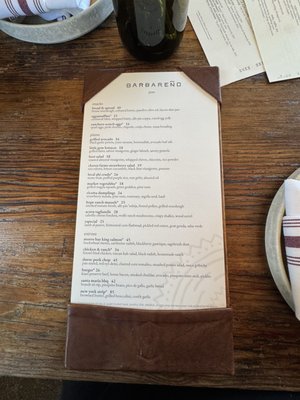 Menu photo 2 Barbareño Santa Barbara, CA Menu photo 2 Barbareño Santa Barbara, CA