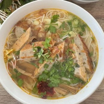 DK Cuisine - Bun Cha Bn Ch C Nng / Fish Cake Noodle Da Nang Style - Vietnamese Near Me - Westminster , California