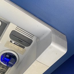 Their Atm is dirtier than the one you would find in a ghetto gas station!!! Coffee stains.. Their Atm is dirtier than the one you would find in a ghetto gas station!!! Coffee stains..