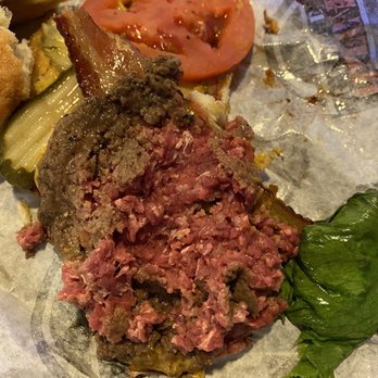 Illegal Burger - Writer Square - Very raw. I dont mind rare but that is undercooked - Burgers Near Me - Denver, Colorado Illegal Burger - Writer Square - Very raw. I dont mind rare but that is undercooked - Burgers Near Me - Denver, Colorado