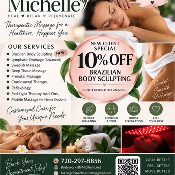 Massage By Michelle - Brazilian body sculpting massage - Massage Therapy Near Me - Loveland, Colorado Massage By Michelle - Brazilian body sculpting massage - Massage Therapy Near Me - Loveland, Colorado