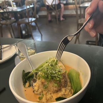 Kiki Rae's - Grouper with coconut rice and bok choy. - Desserts Near Me - Cave Creek, Arizona