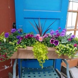 Custom ordered & designed 90th Birthday window box for my mom... Custom ordered & designed 90th Birthday window box for my mom...