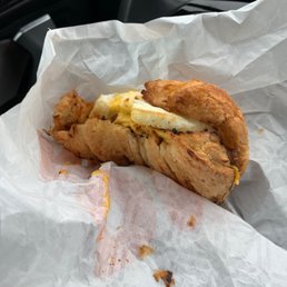 Turkey egg and cheese croissant Turkey egg and cheese croissant