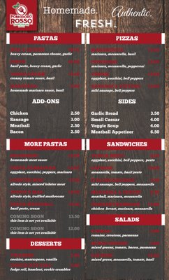 Menu photo 2 Pomodoro Rosso San Diego, CA Menu photo 2 Pomodoro Rosso San Diego, CA