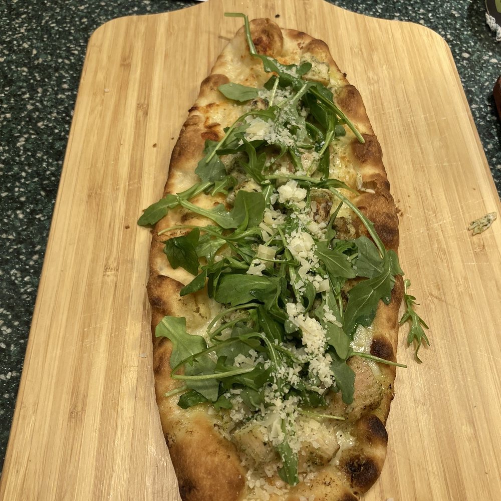 PGA Tour Grill - Grilled chicken pesto flatbread - Bars Near Me - Honolulu, Hawaii PGA Tour Grill - Grilled chicken pesto flatbread - Bars Near Me - Honolulu, Hawaii