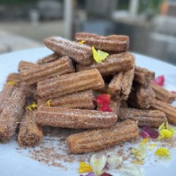 Marks the Spot Fine Food - Mini Churros- Served with Chili Chocolate Dipping Sauce