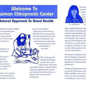 Nora Bauman, DC - Bauman Chiropractic - Chiropractors Near Me - Sherman Oaks, California Nora Bauman, DC - Bauman Chiropractic - Chiropractors Near Me - Sherman Oaks, California