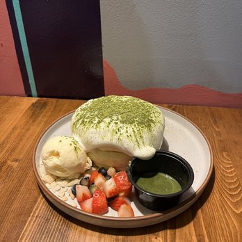 Cake de Partie - matcha soufflé | tiktok & insta: @trinhiesworld - Coffee & Tea Near Me - San Diego, California Cake de Partie - matcha soufflé | tiktok & insta: @trinhiesworld - Coffee & Tea Near Me - San Diego, California