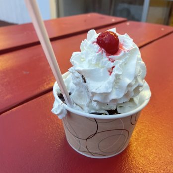 Jim's Tastee Freez - a cup of ice cream with a cherry on top - Ice Cream & Frozen Yogurt Near Me - Delmar, New York Jim's Tastee Freez - a cup of ice cream with a cherry on top - Ice Cream & Frozen Yogurt Near Me - Delmar, New York
