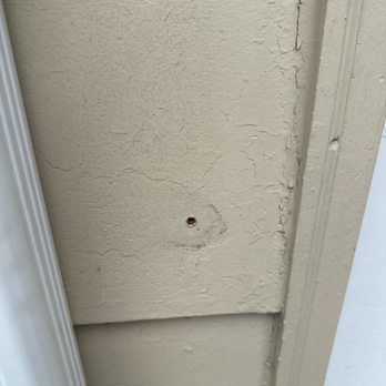 Power Home Remodeling - Random drill holes they left - Windows Installation Near Me - Chicago, Illinois Power Home Remodeling - Random drill holes they left - Windows Installation Near Me - Chicago, Illinois
