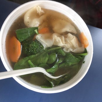 La Taqueria Mexican - Wonton soup was a perfect choice on a cold winter day. Served piping hot with fresh ingredients. - Mexican Near Me - Redding, California