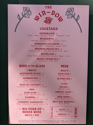 Menu photo 4 The Win-Dow at The Grove Los Angeles, CA Menu photo 4 The Win-Dow at The Grove Los Angeles, CA
