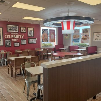 KFC - the inside of a restaurant with tables and chairs - Fast Food Near Me - Everett, Washington KFC - the inside of a restaurant with tables and chairs - Fast Food Near Me - Everett, Washington